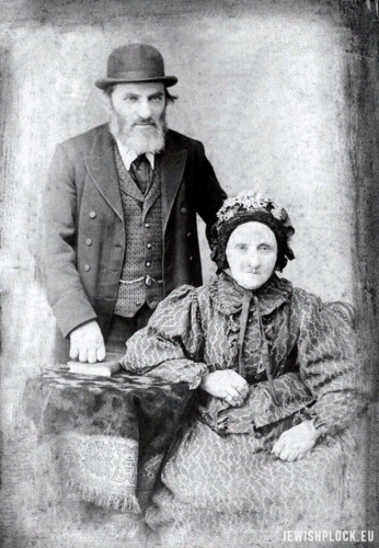 Beniamin Berliner with his wife Krajndla née Topaz, end of the 19th century